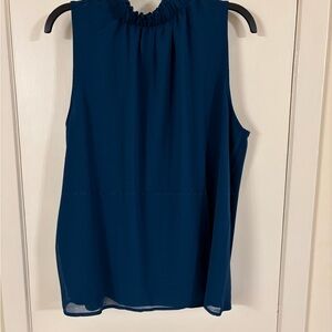 NWT! Elegant Blue Sleeveless Top